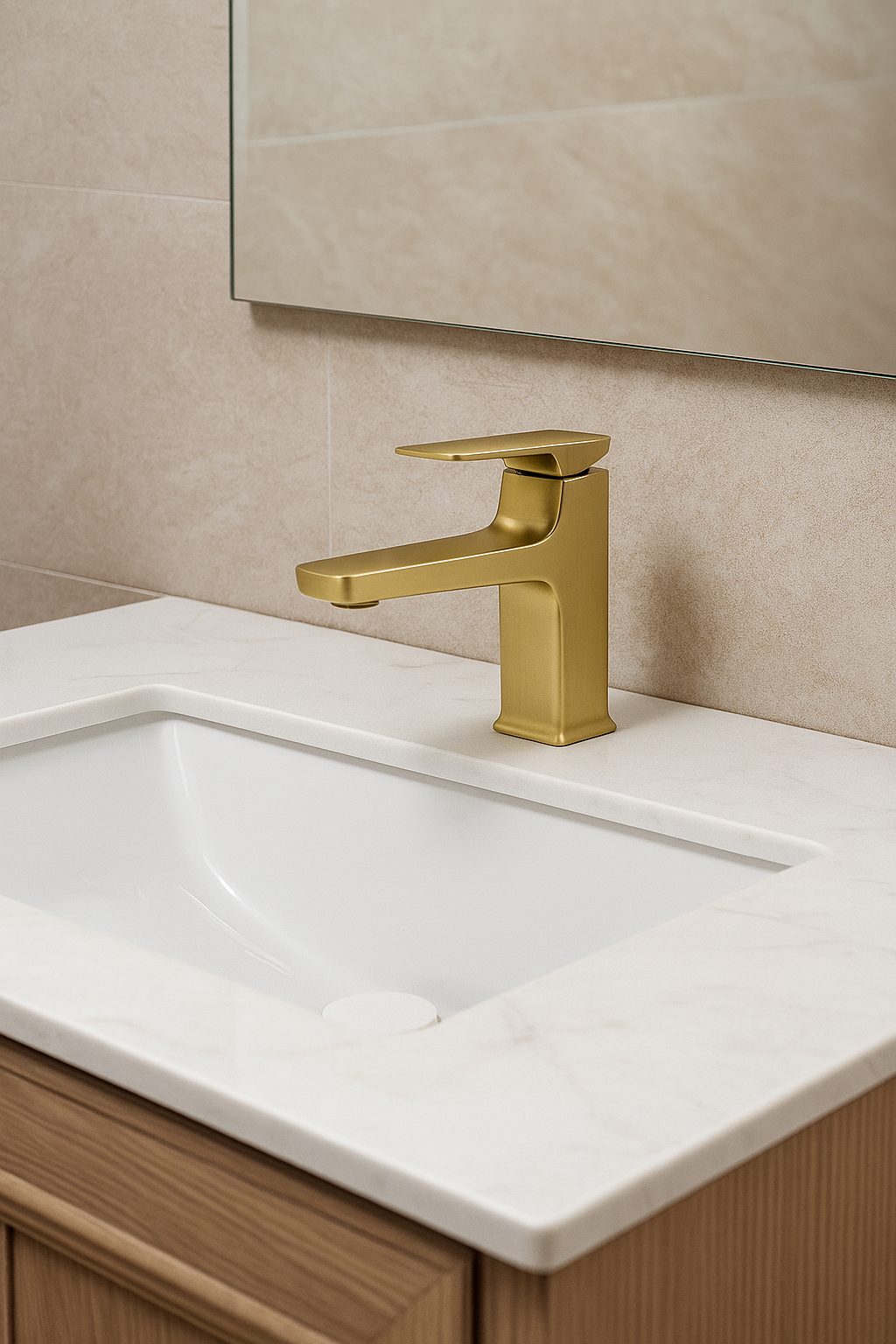 Vertex Brass Basin Mixer - 3 Variants