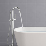 Tide free standing bathtub mixer polished chrome