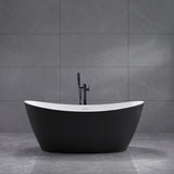 NOIR Freestanding Bathtub black/white 1710mm
