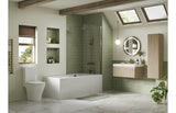 Kuba Wall Hung 1 Drawer vanity Unit & 1TH Basin