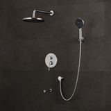 Trace concealed shower mixer polished chrome