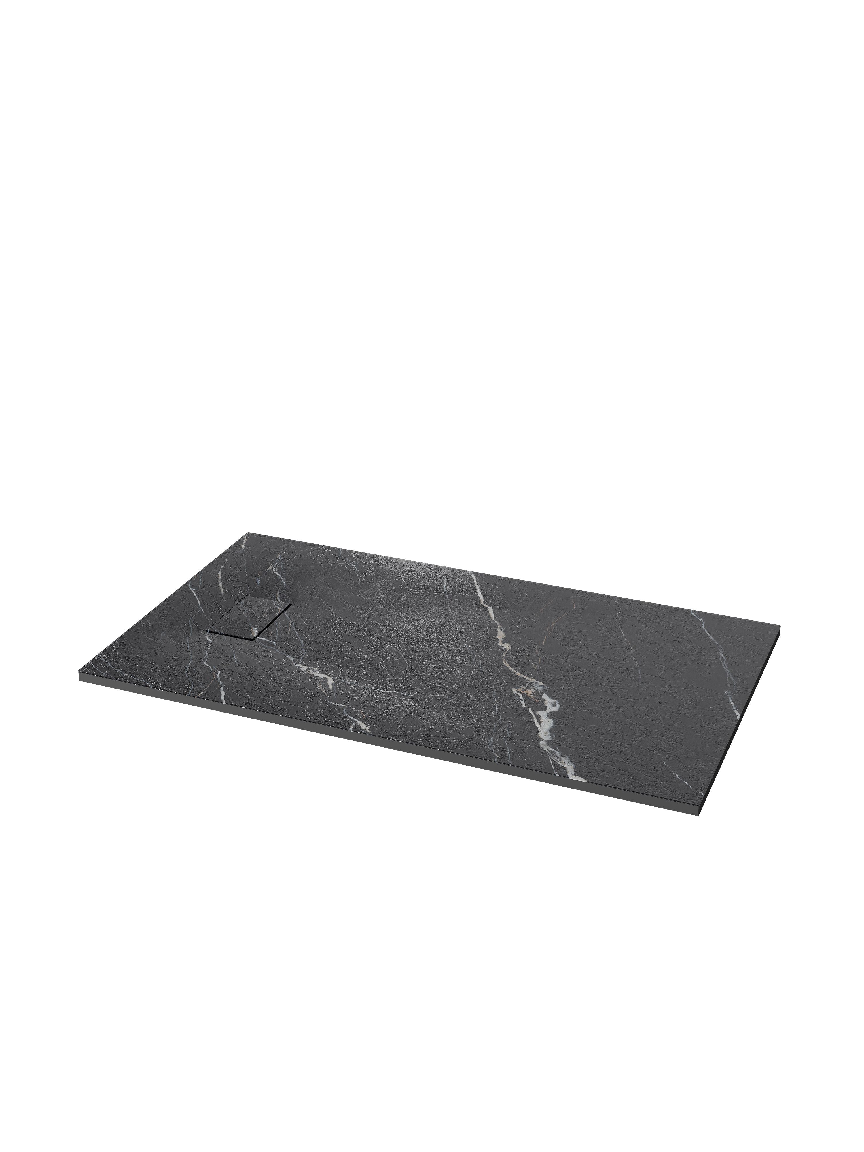 CARRERA RESIN RECTANGULAR SHOWER TRAY 1000MM X 800MM - 900MM X 900MM - WASTE INCLUDED - 2 Variants