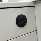 Dual Push Button Cover (Cable) - Matt Black