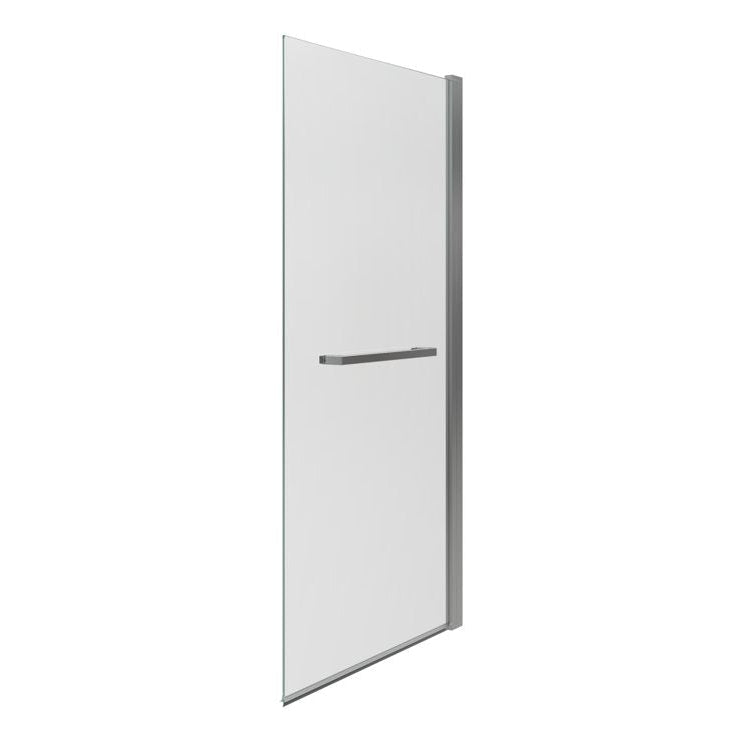 800x1500mm Single Straight Bath Screen w/Rail (6mm) - Chrome