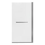800x1500mm Single Straight Bath Screen w/Rail (6mm) - Chrome