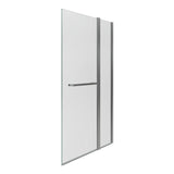 1000x1500mm Two Panel Folding Bath Screen (6mm) - Chrome