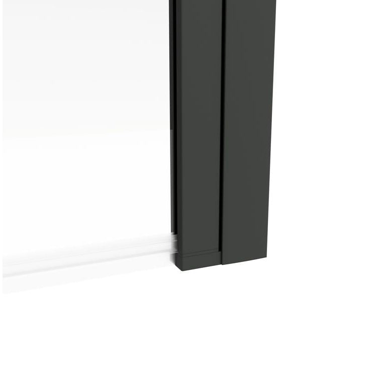 800x1400mm Square Bath Screen (6mm)