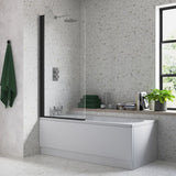 800x1400mm Square Bath Screen (6mm)