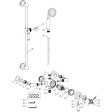 Berwick Concentric Single Outlet Shower Valve & Riser Kit Pack 1