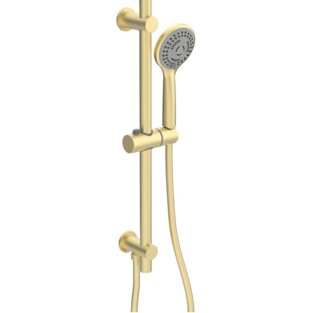 Two Outlet Thermostatic Shower Pack - 3 valve control - hand rail