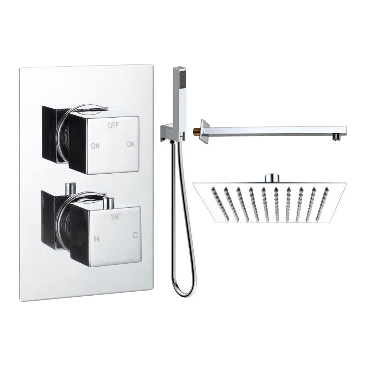 Cosmic Square Shower Valve & Kit Pack 4