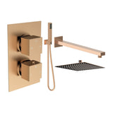 Cosmic Square Shower Valve & Kit Pack 4