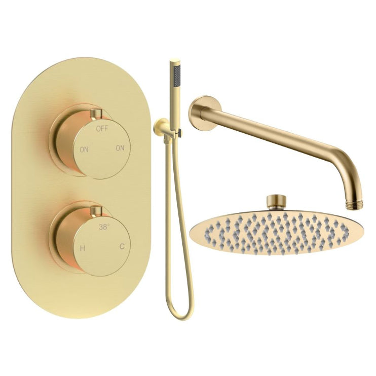 Aurora Round Shower Valve & Kit Pack 4