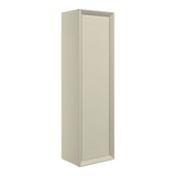 Push 345mm Wall Hung 1 Door Tall Unit - Matt Cotton