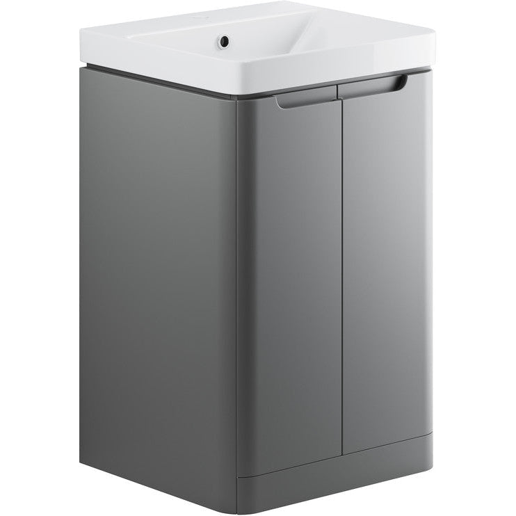 Lambra 2 Door Floor Standing Cloakroom Basin Unit