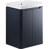 Lambra 2 Door Floor Standing Cloakroom Basin Unit
