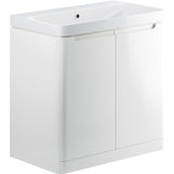 Lambra 2 Door Floor Standing Cloakroom Basin Unit
