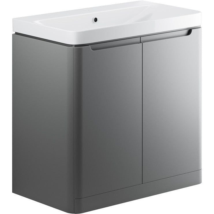 Lambra 2 Door Floor Standing Cloakroom Basin Unit