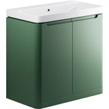 Lambra 2 Door Floor Standing Cloakroom Basin Unit