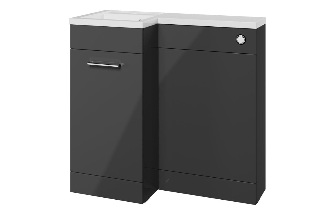 Venosa 900mm F/S L-Shape Pack & Basin