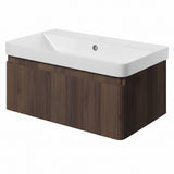 Kuba Wall Hung 1 Drawer vanity Unit & 1TH Basin