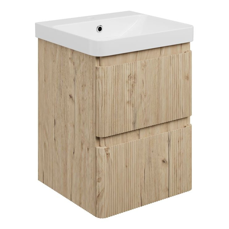 Kuba Wall Hung 2 Drawer Basin Unit & 1TH Basin