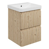 Kuba Wall Hung 2 Drawer Basin Unit & 1TH Basin