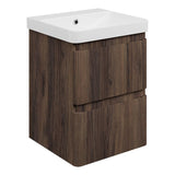 Kuba Wall Hung 2 Drawer Basin Unit & 1TH Basin