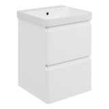 Kuba Wall Hung 2 Drawer Basin Unit & 1TH Basin