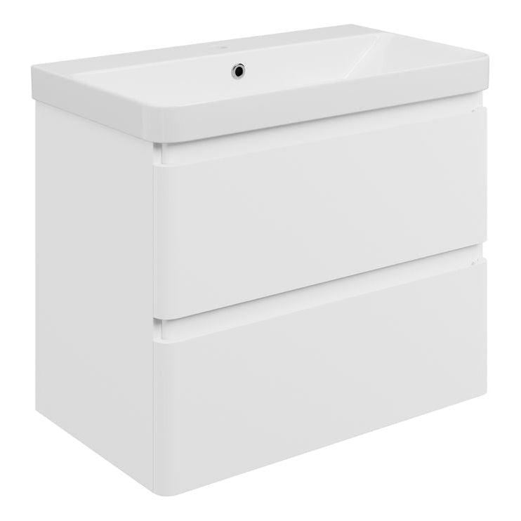 Kuba Wall Hung 2 Drawer Basin Unit & 1TH Basin