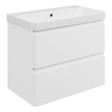 Kuba Wall Hung 2 Drawer Basin Unit & 1TH Basin