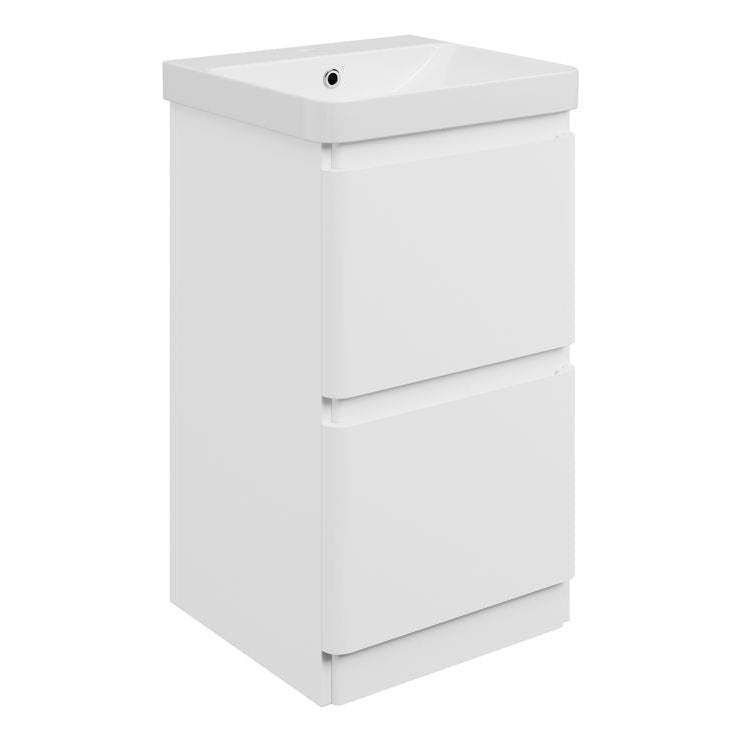 Kuba Floor Standing 2 Drawer Basin Unit & 1TH Basin