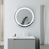 Elaina 600mm Round Front-Lit LED Mirror