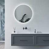 Savita Round Back-Lit LED Mirror