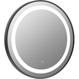 Halo 600mm Round Front-Lit LED Mirror
