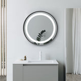 Halo 600mm Round Front-Lit LED Mirror