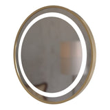 Halo 600mm Round Front-Lit LED Mirror