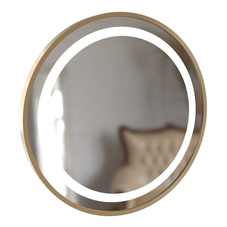 Halo 600mm Round Front-Lit LED Mirror