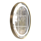 Halo 600mm Round Front-Lit LED Mirror