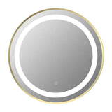 Halo 600mm Round Front-Lit LED Mirror