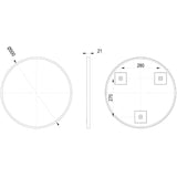 Kenji Round Mirror