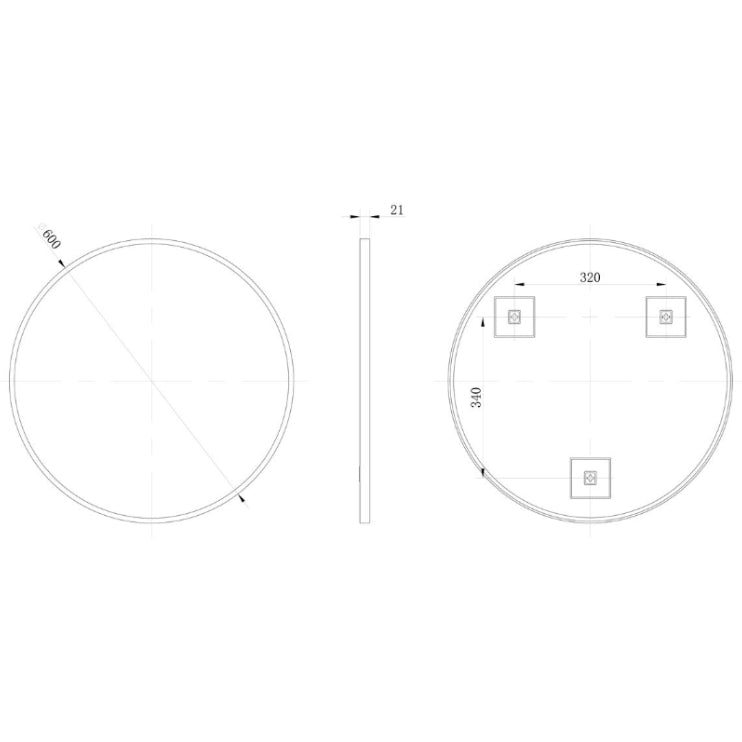 Kenji Round Mirror