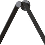 Mako 600mm Round Mirror - Matt Black