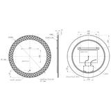 Toya Round LED Mirror