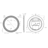 Toya Round LED Mirror