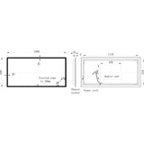 Solana Rectangle Edge-Lit LED Mirror