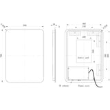 Haruki Rectangle Back-Lit LED Mirror
