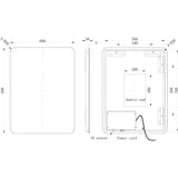 Haruki Rectangle Back-Lit LED Mirror