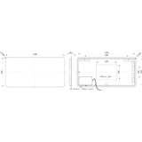 Haruki Rectangle Back-Lit LED Mirror