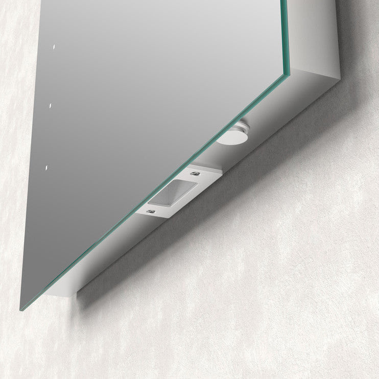 Finlo Rectangle Battery-Operated LED Mirror